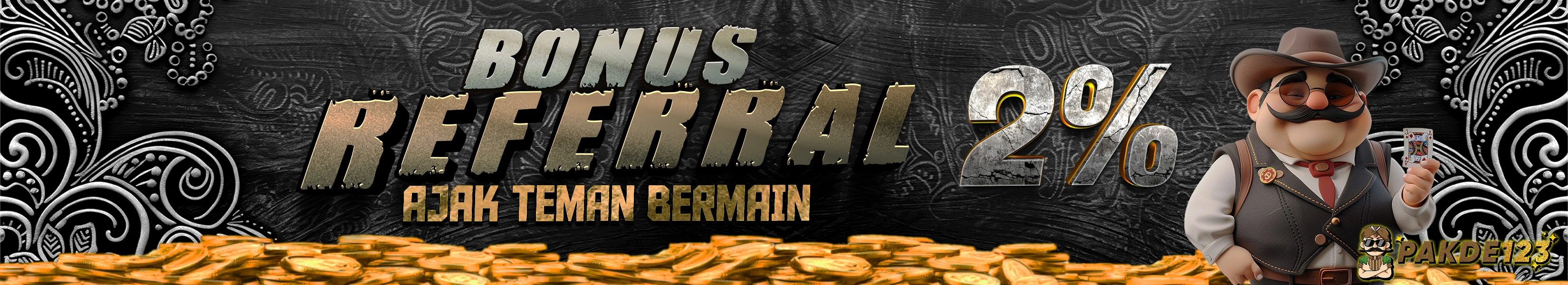 BONUS REFFERAL UP TO 15% (AJAK TEMAN MAIN DAPAT BONUS)