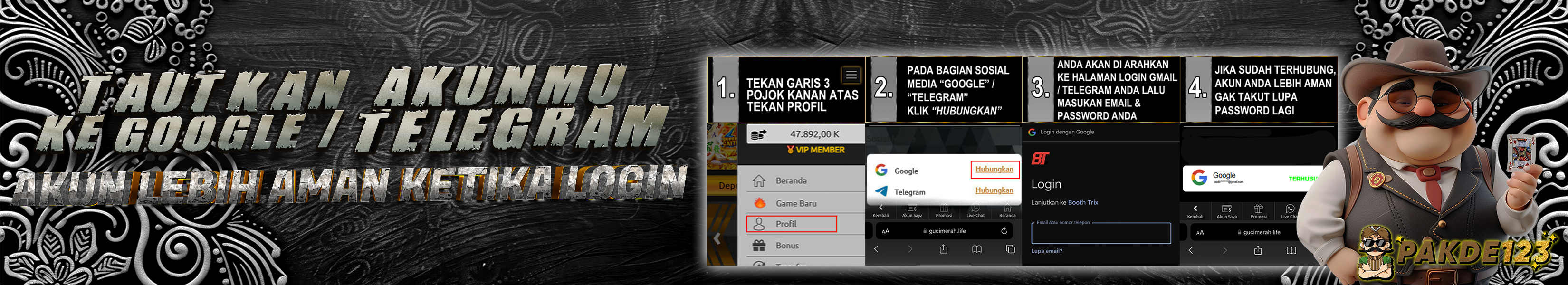 TAKUTKAN AKUNMU LEBIH AMAN KETIKA LOGIN