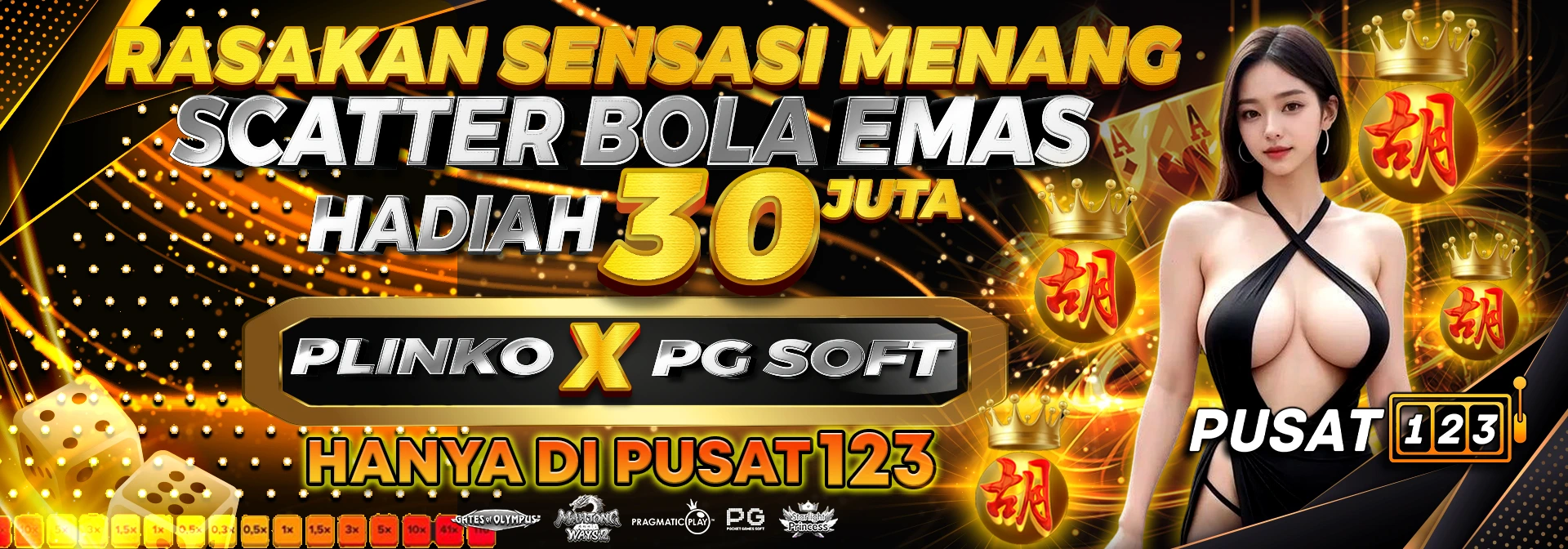 SCATTER BOLA EMAS
